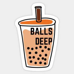 Balls Deep Sticker